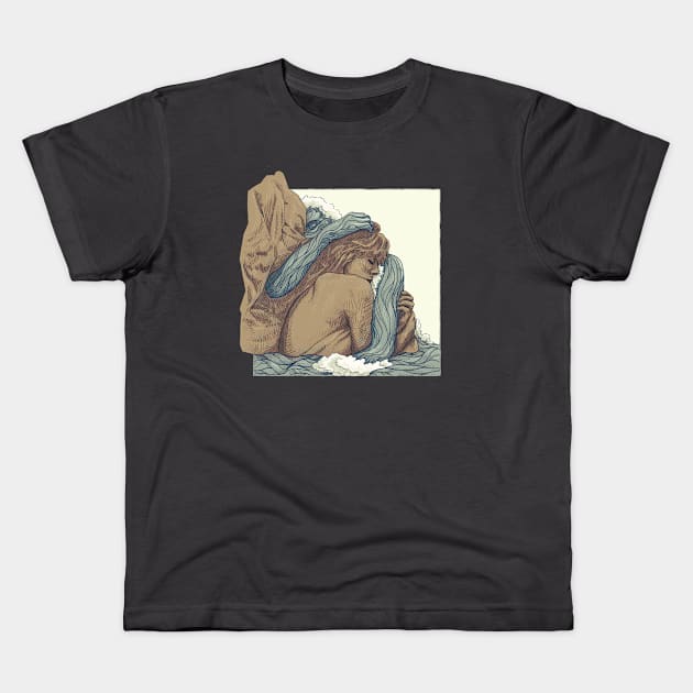 Stone and Ocean Kids T-Shirt by 48Tuesdays